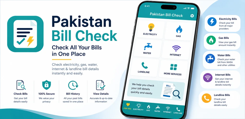 Pakistan Bill Check app overview